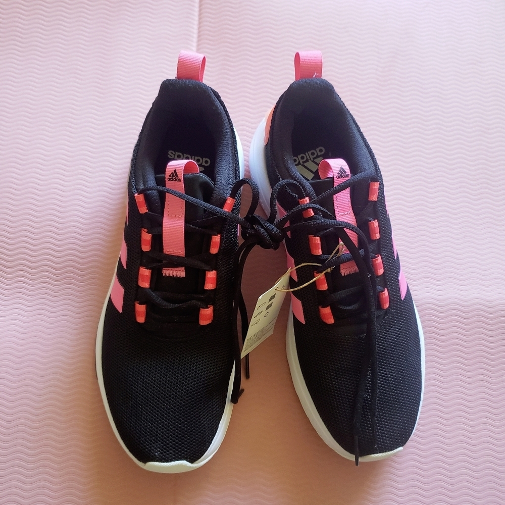 ADIDAS Racer TR23 Women's Sneakers NWT Black & Pink Fusion - Picture 8 of 8